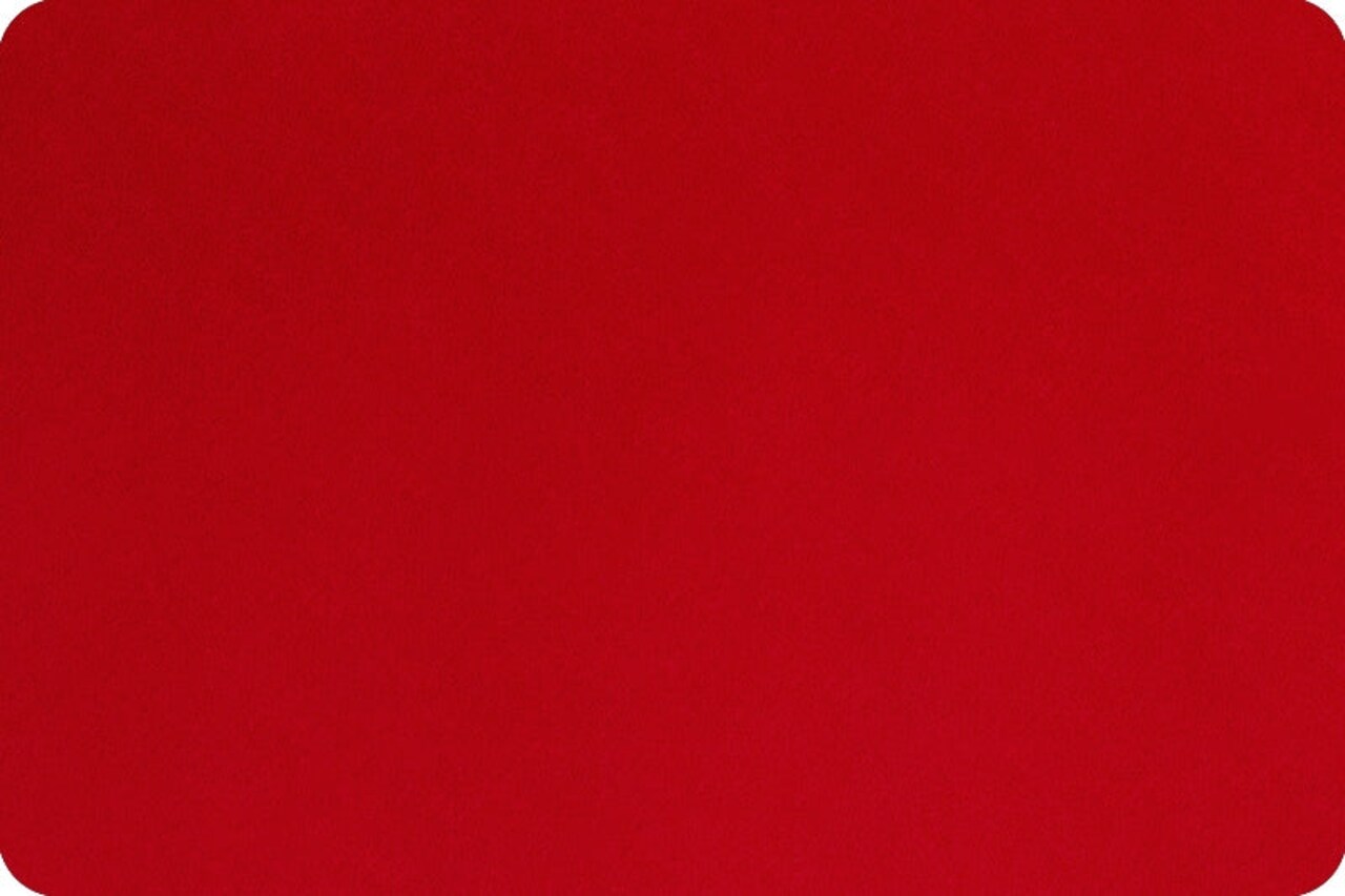 Fabric Shannon Scarlet 90" Extra Wide Solid Cuddle 3 by the Quarter Yard C390-SCARLET